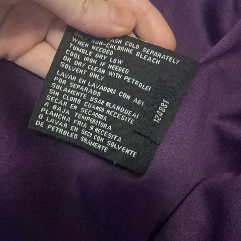 NWT Women’s Black Double Collar Belted Coat Jacket London Fog size Small Petite - Picture 4 of 11